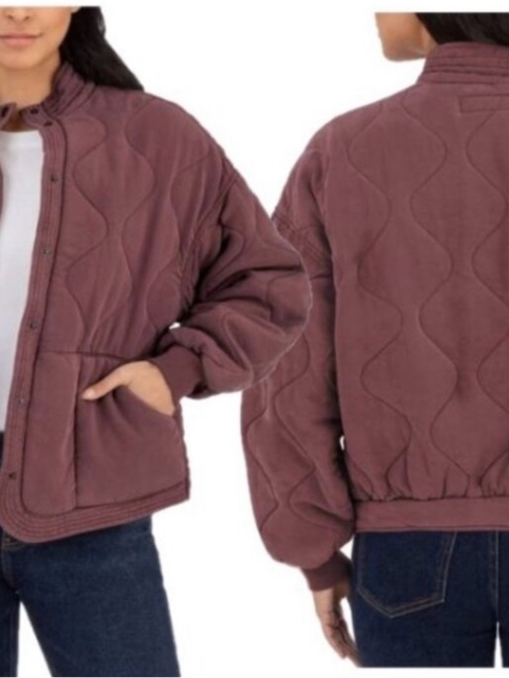 Blanknyc quilted jacket